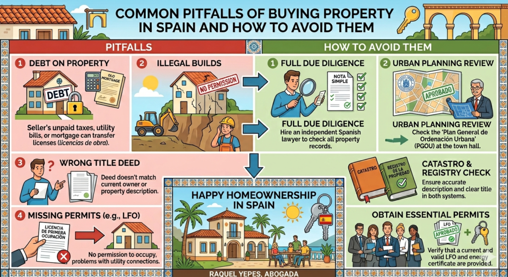 Common Pitfalls of Buying Property in Spain (and How to Avoid Them) 1 common pitfalls of buying property in Spain and how to avoid them Raquel Yepes LReal Estate Lawyer in Málaga